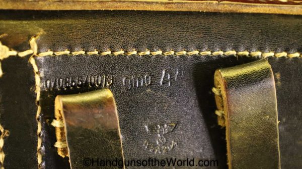 Walther, P-38, Holster, Dual Codes, 1944, Mint, P38, P.38, P 38, Original, Collectible, German, Germany, WWII, WW2, GMO, 44, WaA204, 0/0655/0013, gmo 44