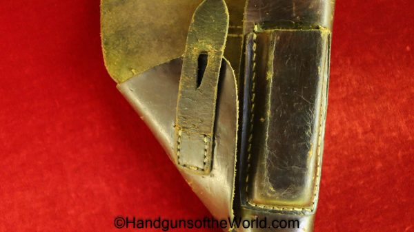 Walther, PP, Holster, WWII, Era, WW2, Original, Collectible, German, Germany, Brown, leather, breakaway, Break away, Handgun, Pistol, Hand gun