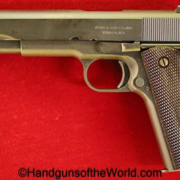 Colt, 1911A1, Ithaca, .45acp, US, Army, 1943, Mint, 1911, 45, .45, acp, auto, WWII, WW2, Handgun, Pistol, C&R, Collectible, USA, American, Americana, America