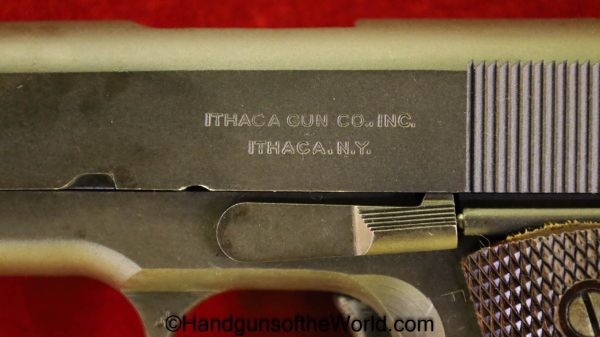 Colt, 1911A1, Ithaca, .45acp, US, Army, 1943, Mint, 1911, 45, .45, acp, auto, WWII, WW2, Handgun, Pistol, C&R, Collectible, USA, American, Americana, America