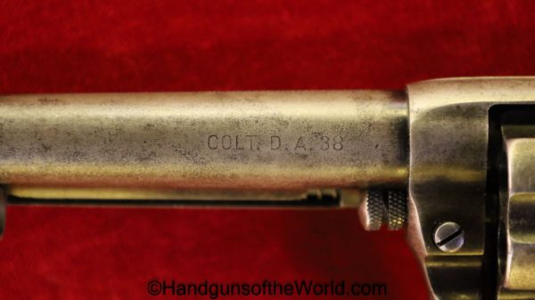 Colt, 1877, Lightning, .38, 1899, American Express Co, Marked, Handgun, Revolver, C&R, Collectible, 38, Long Colt, LC, Model, Lettered, with Letter, USA