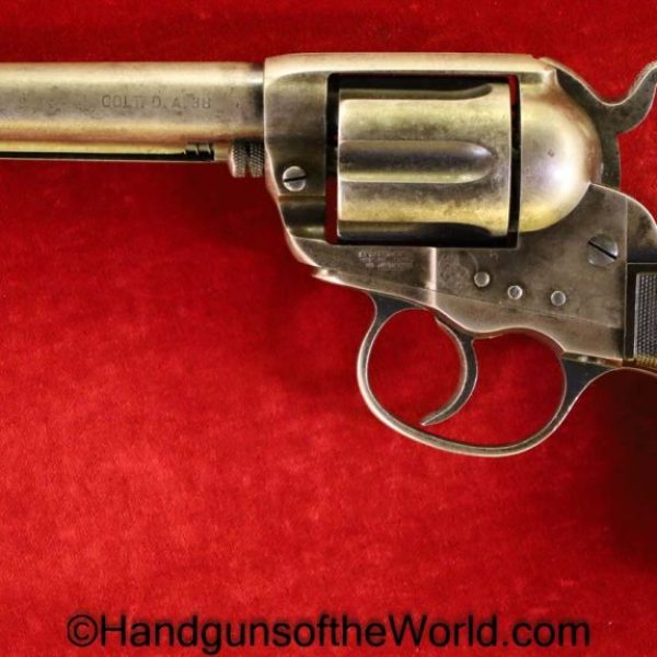 Colt, 1877, Lightning, .38, 1899, American Express Co, Marked, Handgun, Revolver, C&R, Collectible, 38, Long Colt, LC, Model, Lettered, with Letter, USA