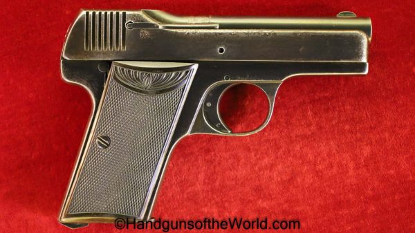 Menz, Menta, 7.65mm, 7.65, 32, .32, acp, auto, German, Germany, Handgun, Pistol, C&R, Collectible, Pocket, Hand gun, WWI, WW1, Era, Commercial