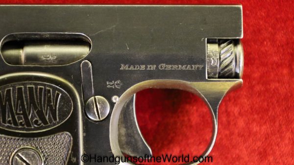 Mann, WT, 1920, 6.35mm, 3rd, Variation, Third, Variant, WT-1920, WT 1920, German, Germany, Tiny, Handgun, Pistol, C&R, Collectible, VP, Vest Pocket, .25, 25