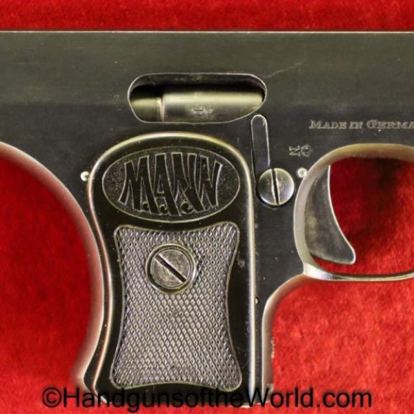 Mann, WT, 1920, 6.35mm, 3rd, Variation, Third, Variant, WT-1920, WT 1920, German, Germany, Tiny, Handgun, Pistol, C&R, Collectible, VP, Vest Pocket, .25, 25