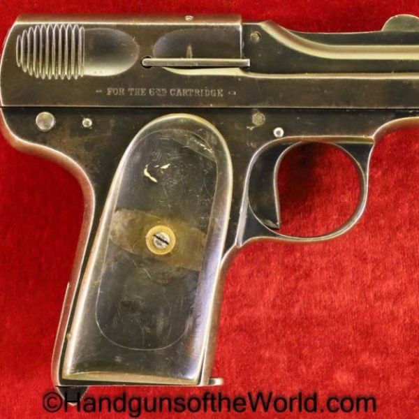 Gaspar Arizaga, Express, 6.35mm, Dual Extractors, Spain, Spanish, Handgun, Pistol, C&R, Collectible, VP, Vest Pocket, 25, .25, acp, auto, 6.35