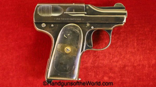 Gaspar Arizaga, Express, 6.35mm, Dual Extractors, Spain, Spanish, Handgun, Pistol, C&R, Collectible, VP, Vest Pocket, 25, .25, acp, auto, 6.35