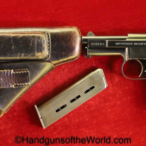 Mauser, 1910, 6.35mm, Full Rig, Excellent, German, Germany, Handgun, Pistol, C&R, Collectible, with Holster, 6.35, 25, .25, acp, auto, Pocket, VP