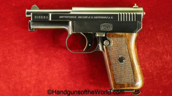 Mauser, 1910, 6.35mm, Full Rig, Excellent, German, Germany, Handgun, Pistol, C&R, Collectible, with Holster, 6.35, 25, .25, acp, auto, Pocket, VP