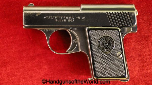 Menz, Liliput, Model 1927, 6.35mm, Model, 1927, German, Germany, Handgun, Pistol, C&R, Collectible, VP, Vest Pocket, 6.35, 25, .25, acp, auto, Hand gun