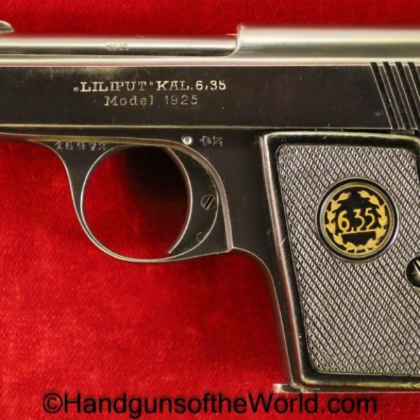 Menz, Liliput, Model 1925, 6.35mm, Excellent, Model, 1925, German, Germany, Handgun, Pistol, C&R, Collectible, VP, Vest Pocket, 6.35, 25, .25, acp, auto