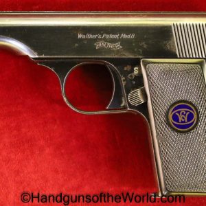 Walther, Model 8, 6.35mm, 1st, Variation, First, Variant, German, Germany, Model, 8, VIII, 6.35, Handgun, Pistol, C&R, Collectible, VP, Vest Pocket, 25, .25