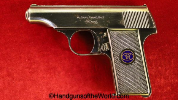 Walther, Model 8, 6.35mm, 1st, Variation, First, Variant, German, Germany, Model, 8, VIII, 6.35, Handgun, Pistol, C&R, Collectible, VP, Vest Pocket, 25, .25