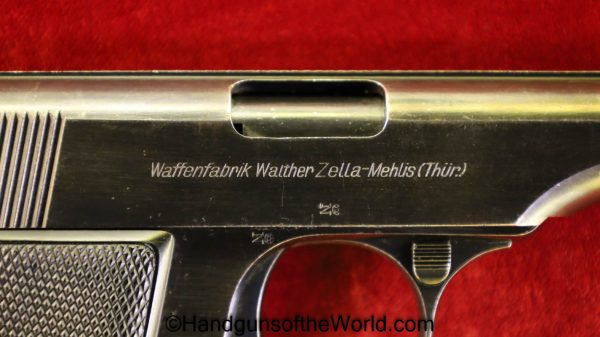 Walther, Model 8, 6.35mm, 1st, Variation, First, Variant, German, Germany, Model, 8, VIII, 6.35, Handgun, Pistol, C&R, Collectible, VP, Vest Pocket, 25, .25