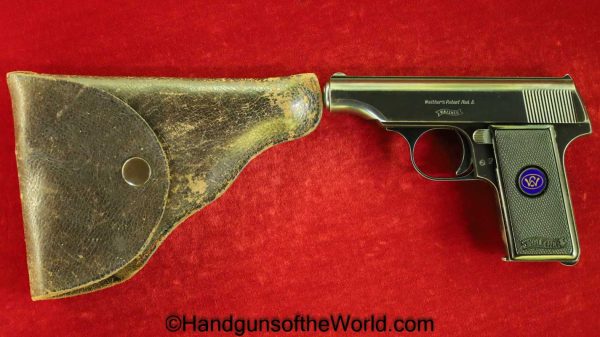 Walther, Model 8, 6.35mm, 3rd, Variation, with Holster, Third, Variant, German, Germany, Handgun, Pistol, C&R, Collectible, VP, Vest Pocket, 6.35, 25, .25