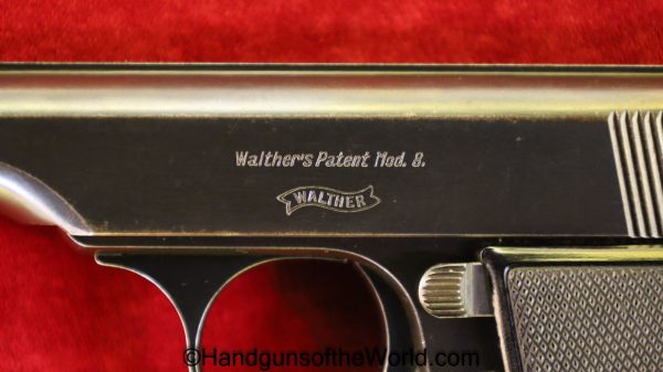 Walther, Model 8, 6.35mm, 3rd, Variation, with Holster, Third, Variant, German, Germany, Handgun, Pistol, C&R, Collectible, VP, Vest Pocket, 6.35, 25, .25