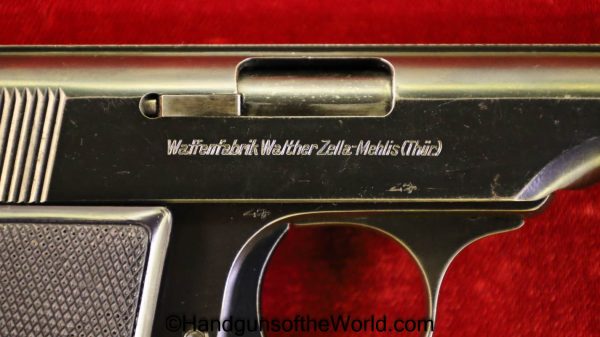 Walther, Model 8, 6.35mm, 3rd, Variation, with Holster, Third, Variant, German, Germany, Handgun, Pistol, C&R, Collectible, Model, 8, VIII, 6.35, 25, .25