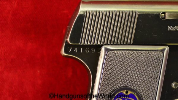 Walther, Model 8, 6.35mm, 3rd, Variation, with Holster, Third, Variant, German, Germany, Handgun, Pistol, C&R, Collectible, Model, 8, VIII, 6.35, 25, .25