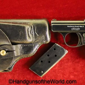 Walther, Model 9, 6.35mm, Full Rig, with Holster, German, Germany, Handgun, Pistol, C&R, Collectible, VP, Vest Pocket, Model, 9, IX, 25, .25, acp, auto, 6.35