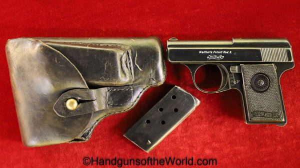 Walther, Model 9, 6.35mm, Full Rig, with Holster, German, Germany, Handgun, Pistol, C&R, Collectible, VP, Vest Pocket, Model, 9, IX, 25, .25, acp, auto, 6.35