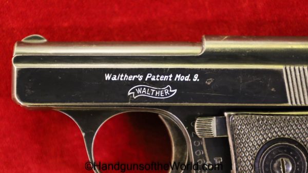 Walther, Model 9, 6.35mm, Full Rig, with Holster, German, Germany, Handgun, Pistol, C&R, Collectible, VP, Vest Pocket, Model, 9, IX, 25, .25, acp, auto, 6.35