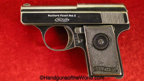 Walther, Model 9, 6.35mm, Full Rig, with Holster, German, Germany, Handgun, Pistol, C&R, Collectible, VP, Vest Pocket, Model, 9, IX, 25, .25, acp, auto, 6.35