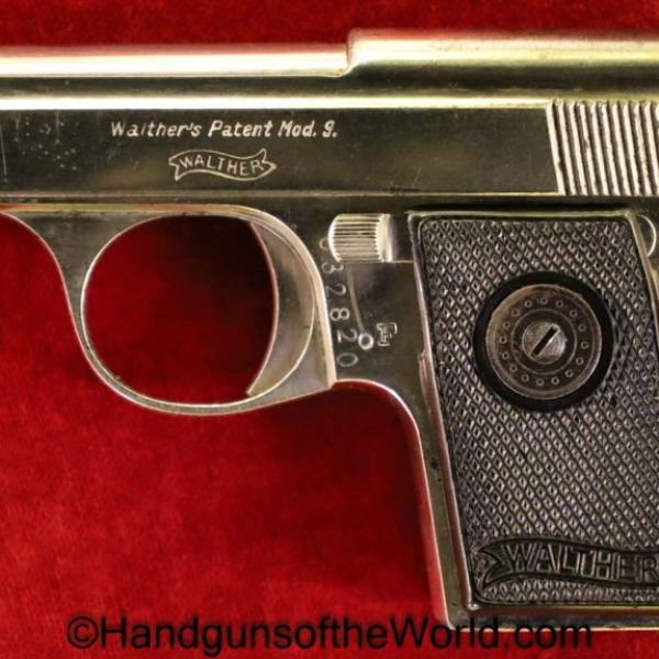 Walther, Model 9, 6.35mm, Factory Nickel, Nickel, Factory, German, Germany, Handgun, Pistol, C&R, Collectible, VP, Vest Pocket, 6.35, 25, .25, acp, auto, 9