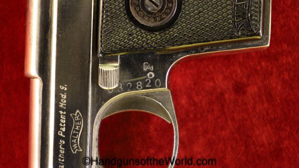 Walther, Model 9, 6.35mm, Factory Nickel, Nickel, Factory, German, Germany, Handgun, Pistol, C&R, Collectible, VP, Vest Pocket, 6.35, 25, .25, acp, auto, 9