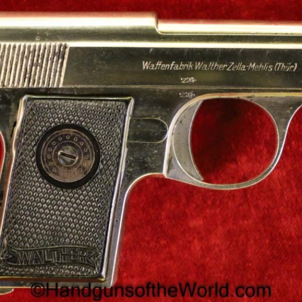 Walther, Model 9, 6.35mm, Factory Nickel, Nickel, Factory, German, Germany, Handgun, Pistol, C&R, Collectible, VP, Vest Pocket, 6.35, 25, .25, acp, auto, 9