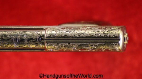 Walther, Model 9, 6.35mm, Custom, Scroll Engraved, Engraved, German, Germany, Handgun, Pistol, C&R, Collectible, VP, Vest Pocket, 6.35, 25, .25, acp, auto