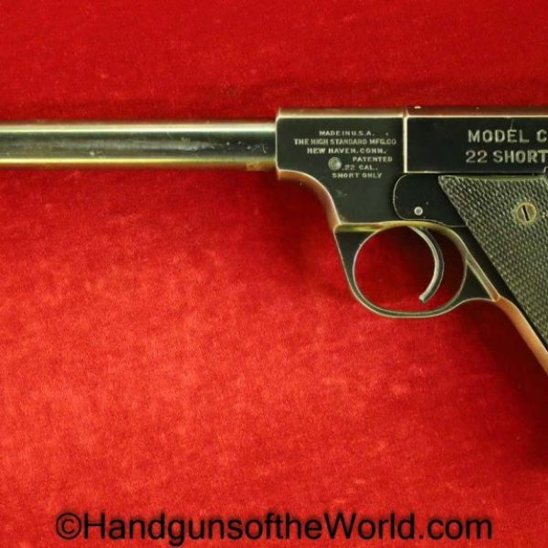 High Standard, Model C, .22 Short, 22, .22, Short, Hi Standard, Hi-Standard, Model, C, Handgun, Pistol, C&R, Collectible, Hand gun, USA, Americana, Target