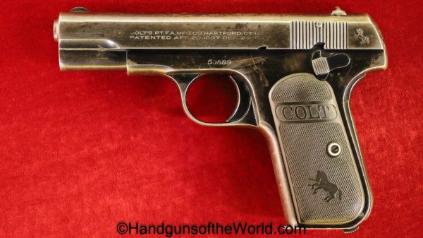 Colt, 1908, .380, 1922, Pocket, Hammerless, Pocket Hammerless, 380, acp, auto, Handgun, Pistol, C&R, Collectible, Americana, America, USA, American