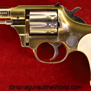 High Standard, R-101, Sentinel, .22, Factory Gold Finish, Gold, Finish, Factory, 22, R101, R 101, Hi Standard, Hi-Standard, Handgun, Revolver, Collectible