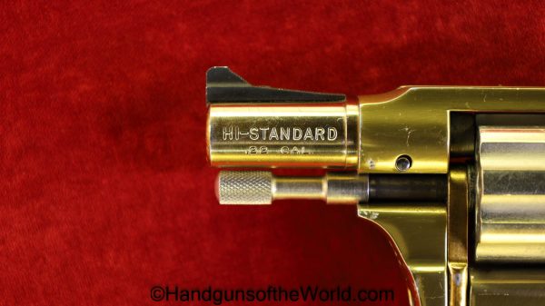 High Standard, R-101, Sentinel, .22, Factory Gold Finish, Gold, Finish, Factory, 22, R101, R 101, Hi Standard, Hi-Standard, Handgun, Revolver, Collectible