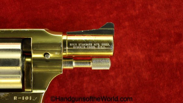 High Standard, R-101, Sentinel, .22, Factory Gold Finish, Gold, Finish, Factory, 22, R101, R 101, Hi Standard, Hi-Standard, Handgun, Revolver, Collectible