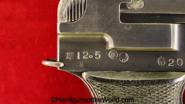 Nambu, Type 94, 12.5, Date, 8mm, Matching Magazine, Matching Mag, Matching Clip, Japan, Japanese, Handgun, Pistol, C&R, Collectible, May, 1937, 94, Type