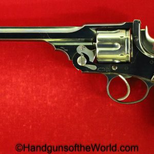Webley & Scott, Webley, WG, Target Model, .450/455, Lyon & Lyon, Calcutta, Retailer Marked, Handgun, Revolver, C&R, Collectible, .455, British, India