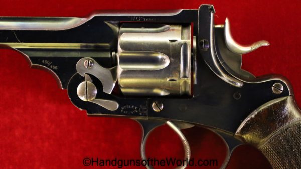 Webley & Scott, Webley, WG, Target Model, .450/455, Lyon & Lyon, Calcutta, Retailer Marked, Handgun, Revolver, C&R, Collectible, .455, British, India