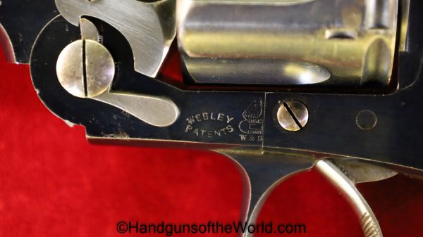 Webley & Scott, Webley, WG, Target Model, .450/455, Lyon & Lyon, Calcutta, Retailer Marked, Handgun, Revolver, C&R, Collectible, .455, British, India