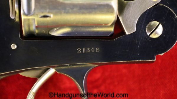 Webley & Scott, Webley, WG, Target Model, .450/455, Lyon & Lyon, Calcutta, Retailer Marked, Handgun, Revolver, C&R, Collectible, .455, British, India