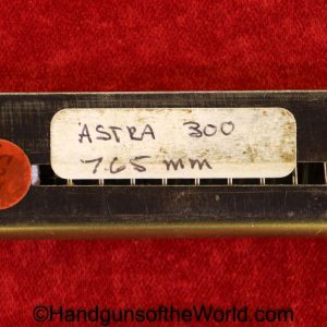 Astra, 300, 7.65mm, Magazine, Clip, Mag, Original, Collectible, Spain, Spanish, 7.65, 32, .32, acp, auto, German, Germany, Handgun, Hand gun, Pistol