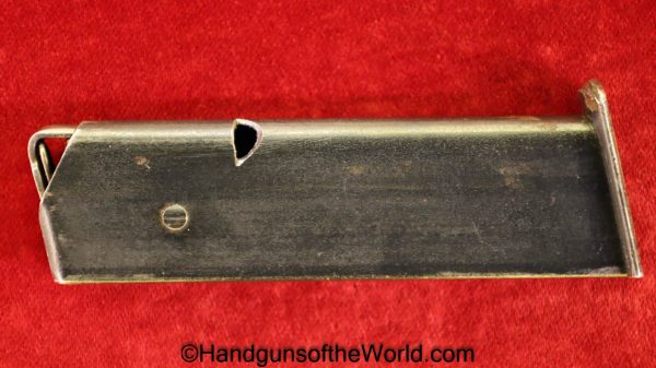 Sauer, 38H, 7.65mm, Magazine, Clip, Mag, Original, Collectible, 38, 7.65, 32, .32, acp, auto, German, Germany, Handgun, Pistol, Hand gun, WWII, WW2, Era