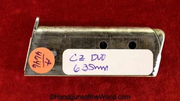 CZ, Duo, 6.35mm, Magazine, Clip, Mag, Original, Collectible, Z, Pistol, Hand gun, Handgun, Czech, Czechoslovakia, 6.35, 25, .25, acp, auto