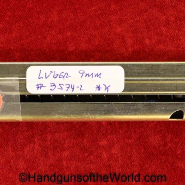 Luger, P.08, 9mm, Magazine, Clip, #3574-2, *K, Star, K, P08, P 08, P-08, German, Germany, Handgun, Pistol, Collectible, Original, 3574-2, 3574, #3574, Mag
