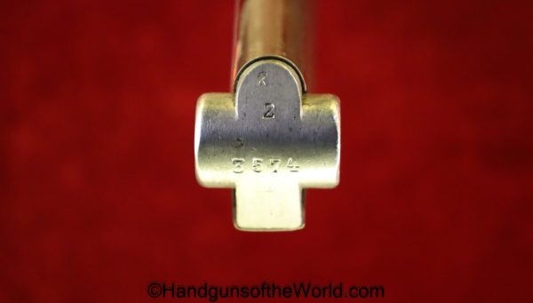 Luger, P.08, 9mm, Magazine, Clip, #3574-2, *K, Star, K, P08, P 08, P-08, German, Germany, Handgun, Pistol, Collectible, Original, 3574-2, 3574, #3574, Mag