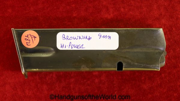 Browning, Hi-Power, 9mm, Magazine, Clip, Mag, Original, Collectible, Italy, Italian, Hi Power, High Power, BHP, FN, High, Power, Hi, Plastic Follower