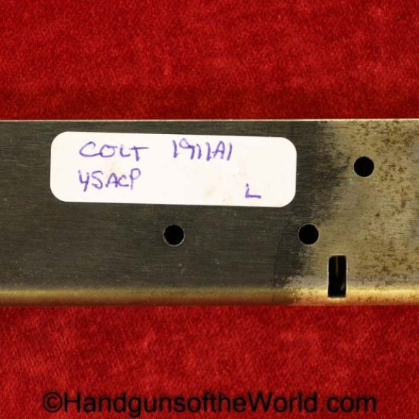 Colt, 1911A1, .45acp, WWII, Era, Magazine, Clip, Mag, Original, Collectible, 45, .45, acp, auto, 1911, Handgun, Hand gun, Pistol, WW2, USA, American