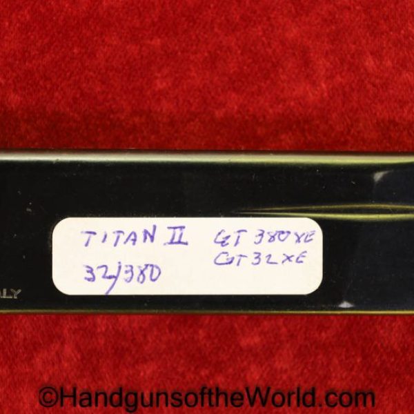 Titan, GT32XE, GT380XE, .32, .380, Magazine, Clip, Mag, Original, Collectible, Italy, Italian, GT, 32, 380, acp, auto, XE, 7.65, 7.65mm, GT-32, GT-380