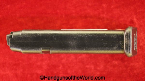 Glock, Model 17, 9mm, Magazine, Clip, Mag, Original, Collectible, Austria, Austrian, 17, Model, 17A, Handgun, Hand gun, Pistol, 17-A, 17 A