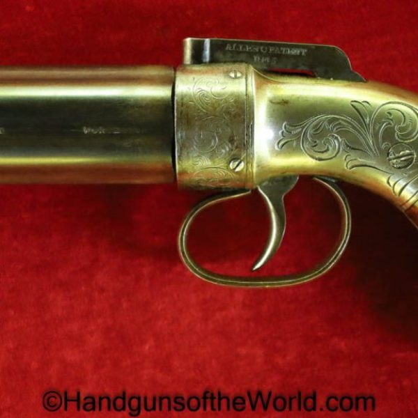 Allen & Thurber, Pepperbox, .31, 31, Antique, Revolver, Handgun, Hand gun, Allen, Thurber, Allen and Thurber, Non-FFL, Non FFL, USA, American, Americana